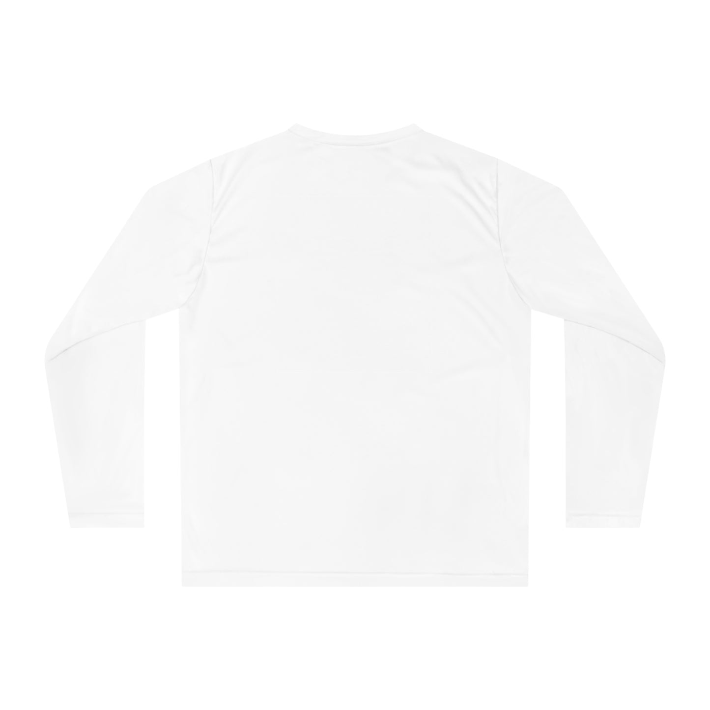 Unisex Performance Long Sleeve Shirt (white & light grey)