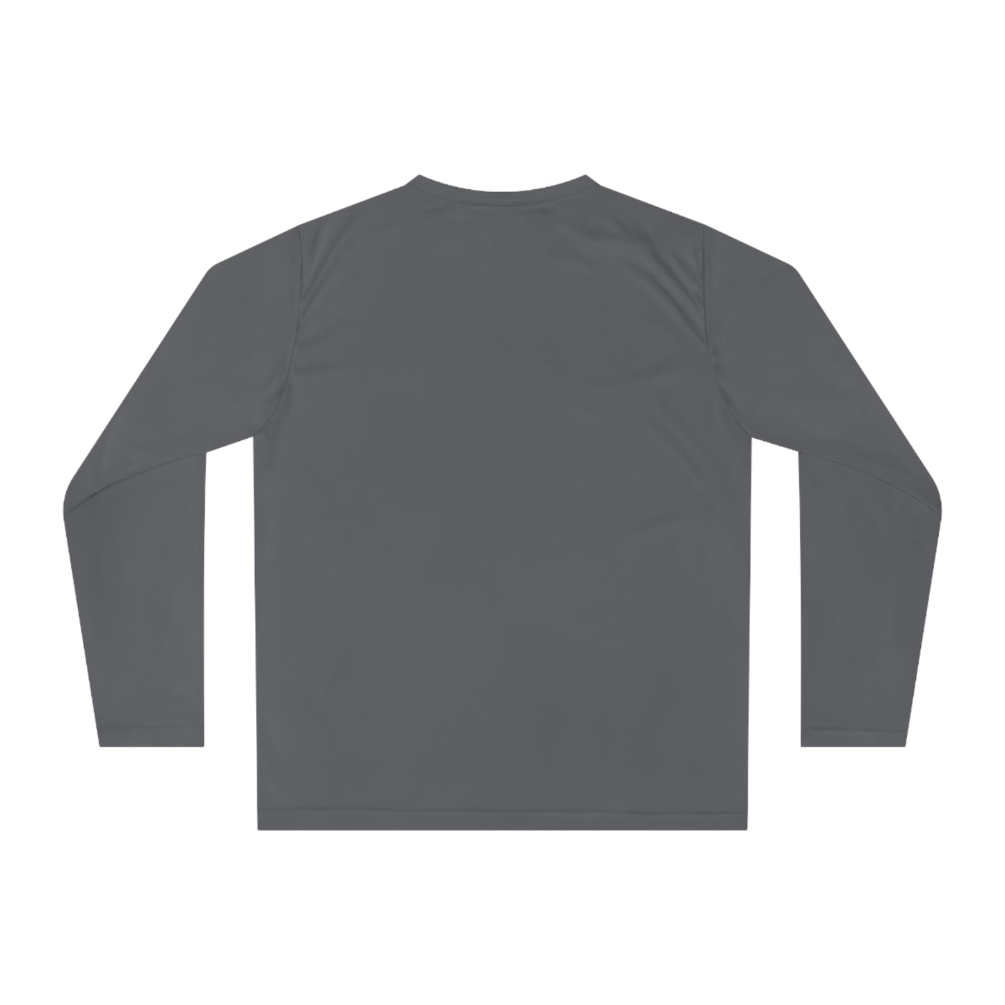 Unisex Performance Long Sleeve Shirt (white & light grey)