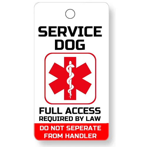 Animal Key & Collar Tag for ADA & FH Act